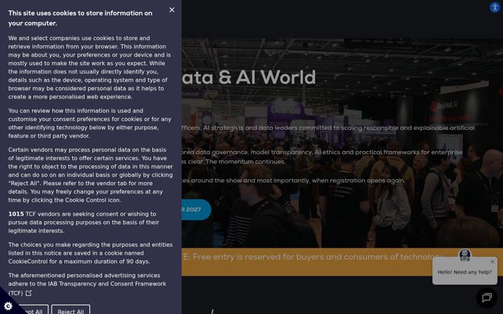 Screenshot of bigdataworld.com