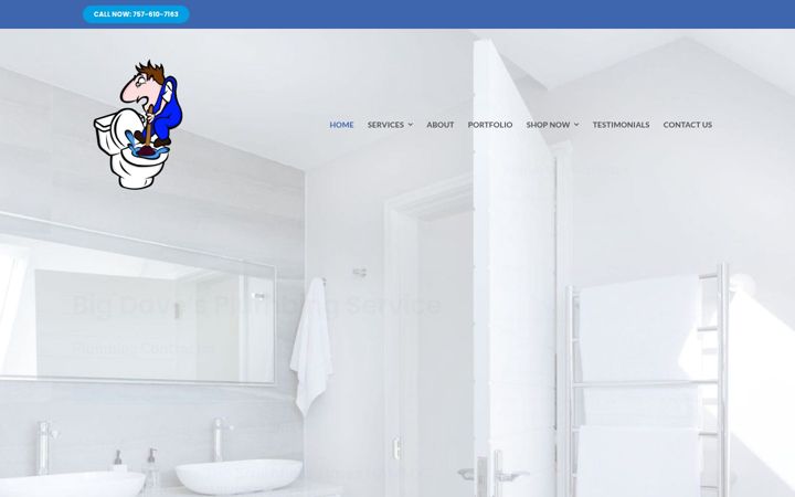 Screenshot von bigdavesplumbing.net