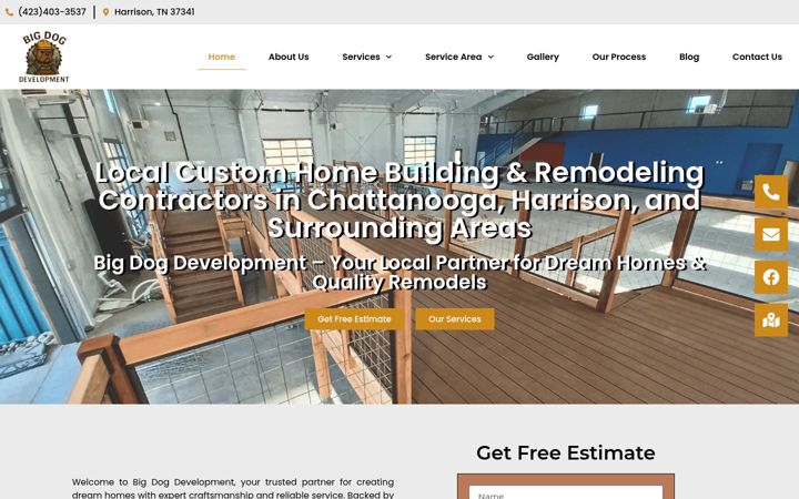 Screenshot of bigdogdevelopment.net
