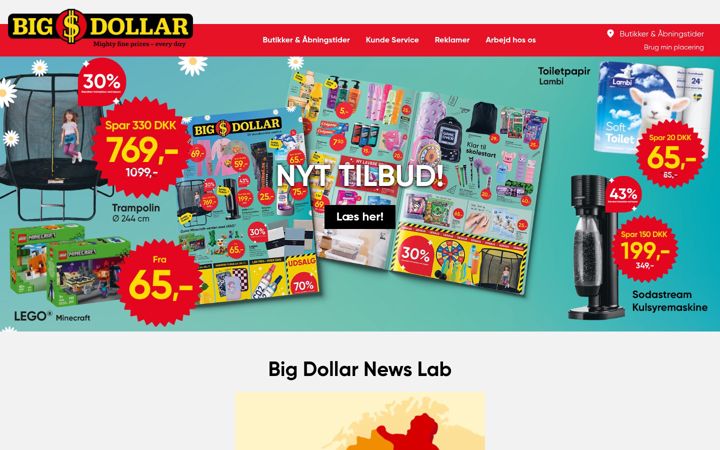 Screenshot of bigdollar.dk
