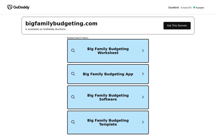 Screenshot of bigfamilybudgeting.com