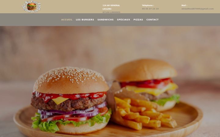 Screenshot of bigfood-87.fr