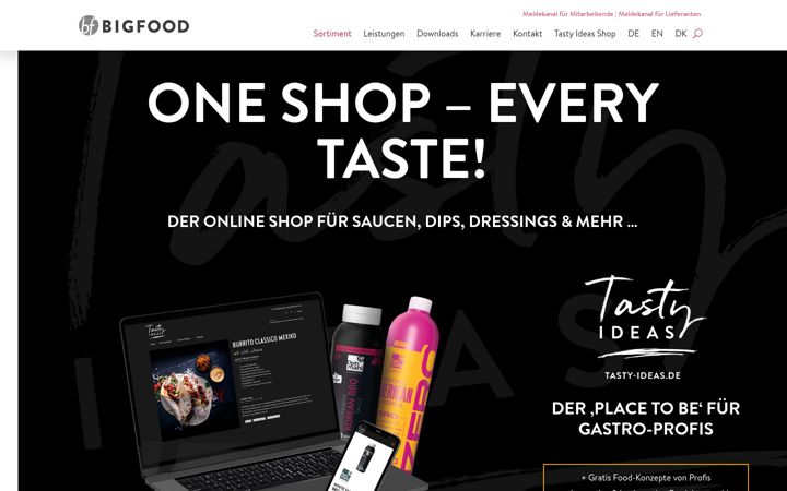 Screenshot of bigfood-group.com