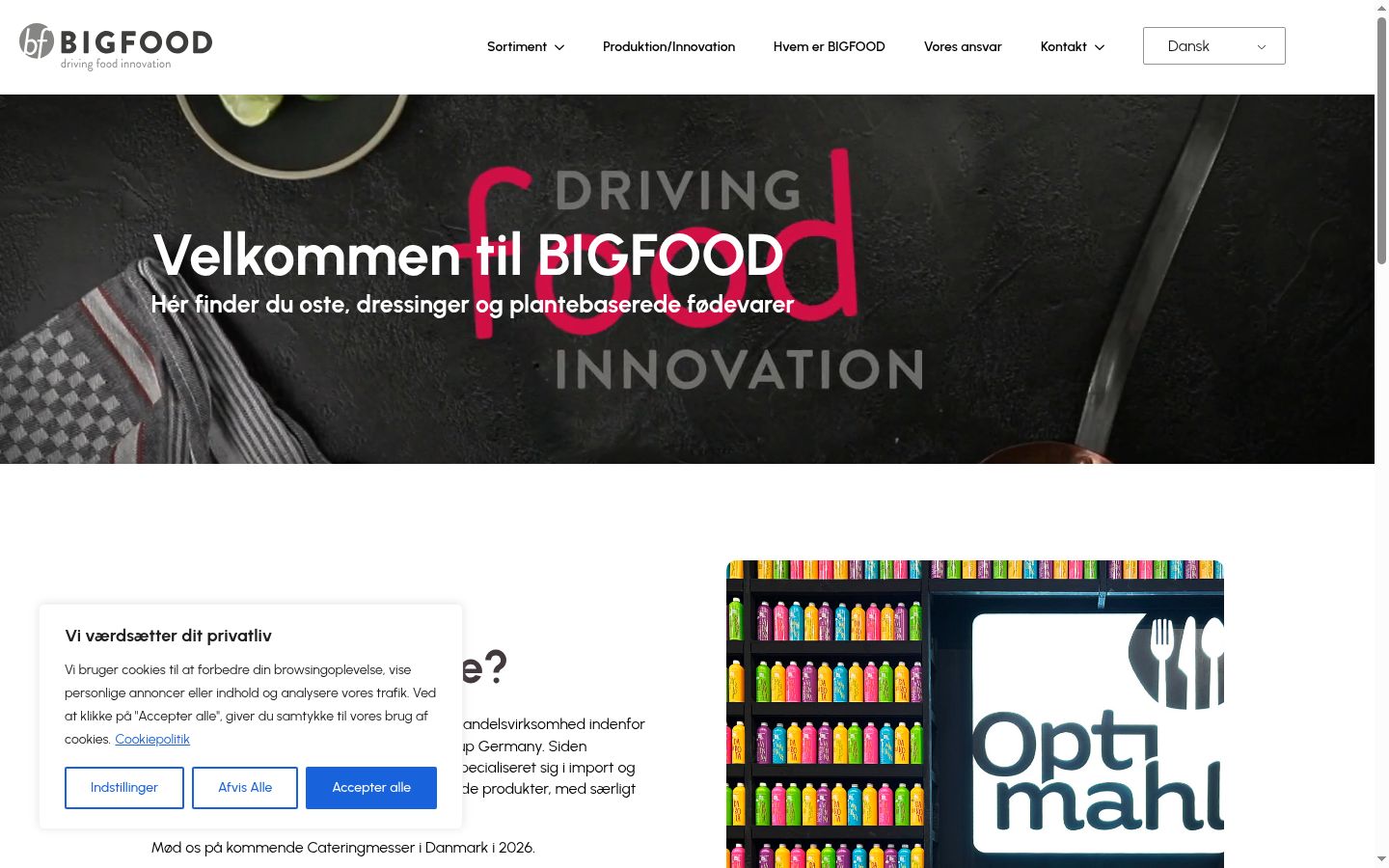 Capture d'écran de la bannière de consentement affichée avant toute interaction