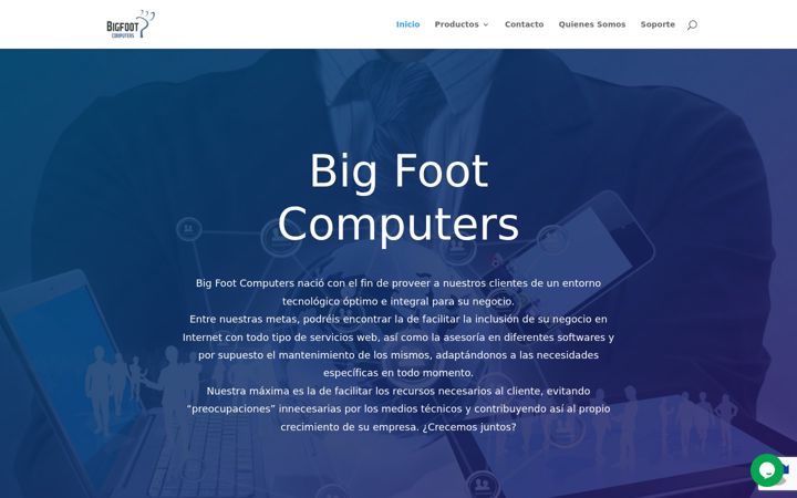 Skärmbild av bigfootcomputers.es