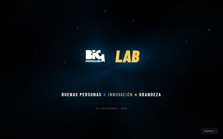 Screenshot of bigformacion.com