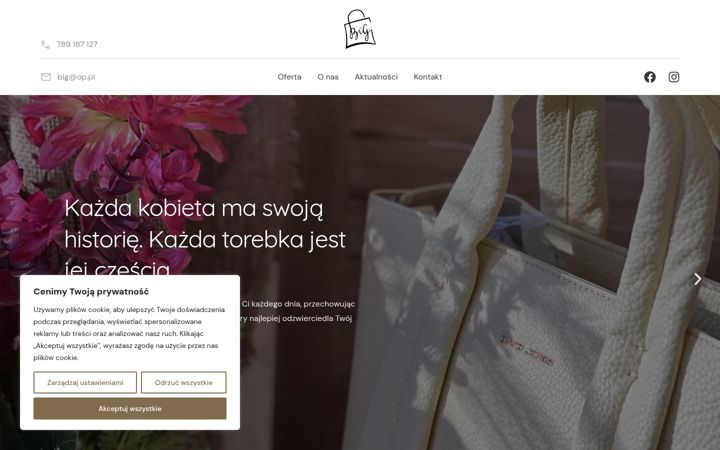 Ekrano kopija biggalanteria.pl