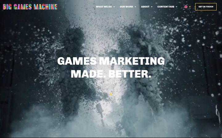 Screenshot of biggamesmachine.com