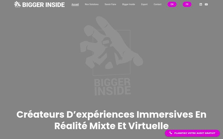 Screenshot of biggerinside.io