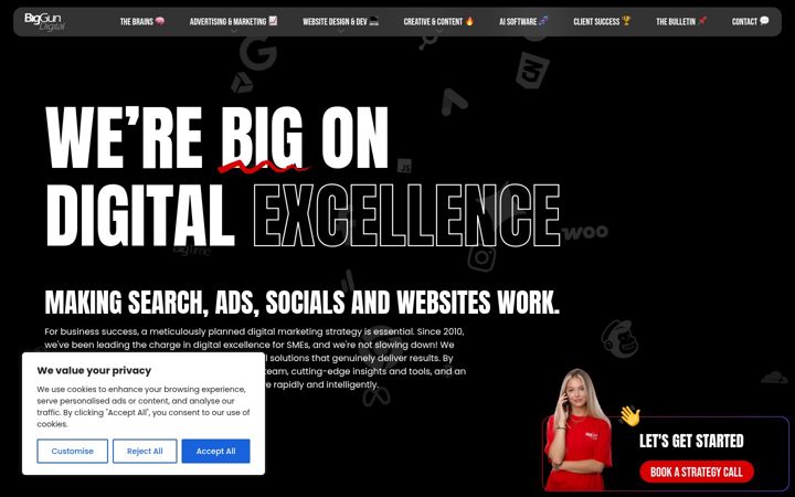 Screenshot of biggundigital.co.uk
