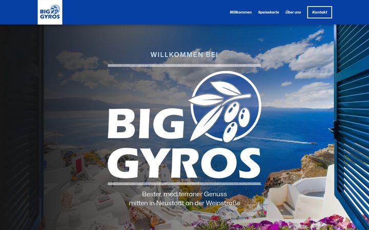 Screenshot of biggyros.de