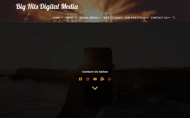 Captura de pantalla de bighitsdigitalmedia.co.uk