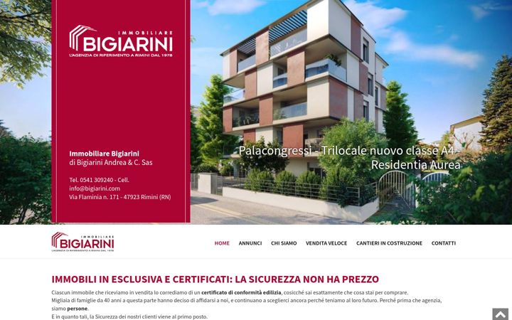 Screenshot of bigiarini.it
