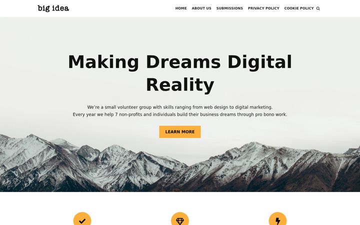 Screenshot of bigidea.org.uk