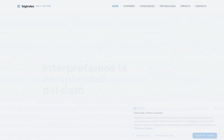 Screenshot of bigindex.es
