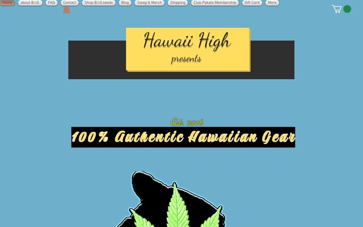 Screenshot stránky bigisland-genetics.org