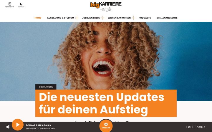 Screenshot of bigkarriere.de