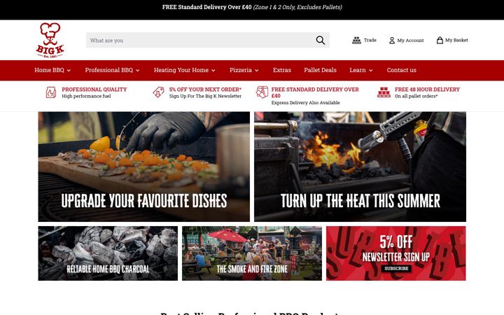 Screenshot of bigkproducts.co.uk