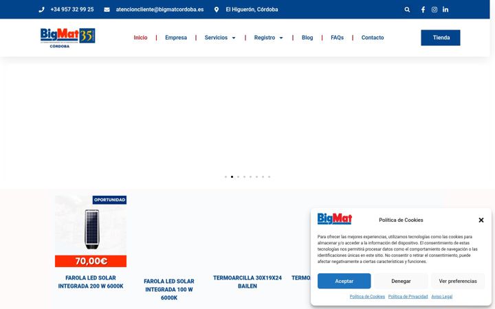 Screenshot of bigmatcordoba.es