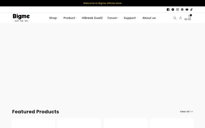 Screenshot of bigme.vip