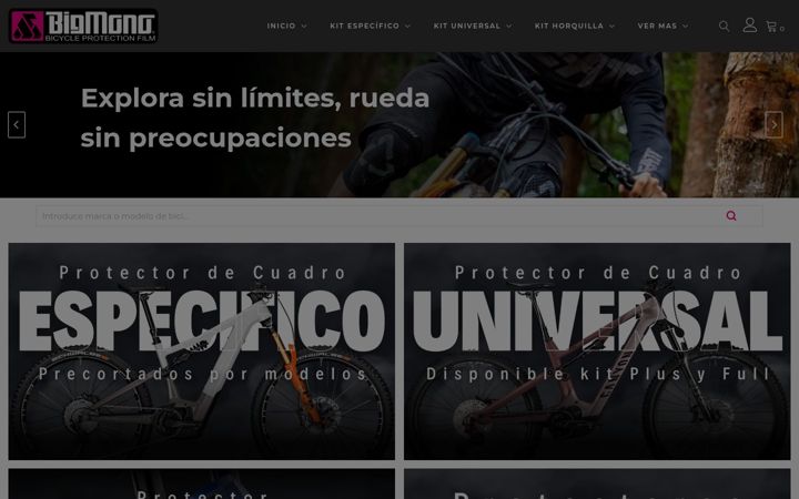 Screenshot of bigmonoprotectores.es