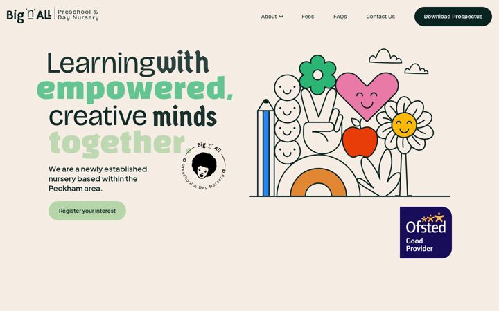 Screenshot of bignallexperiences.co.uk