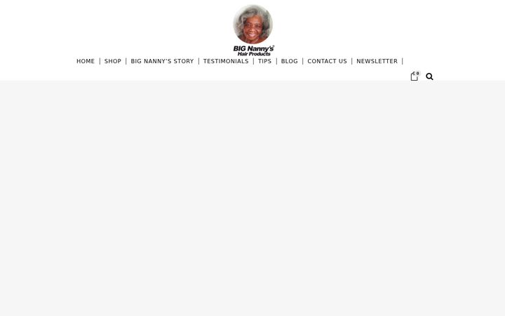 Screenshot of bignannyshairproducts.co.uk