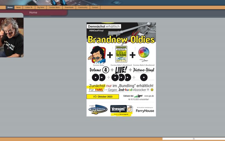 Screenshot of bignote.de