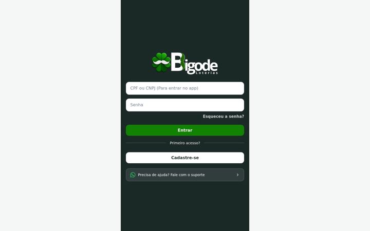 Screenshot of bigodeloterias.com