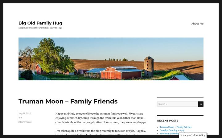 Screenshot of bigoldfamilyhug.com