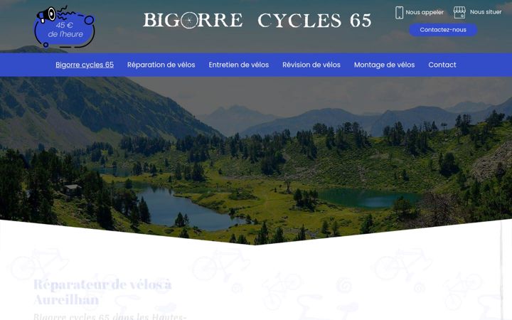 Screenshot of bigorrecycles65.fr