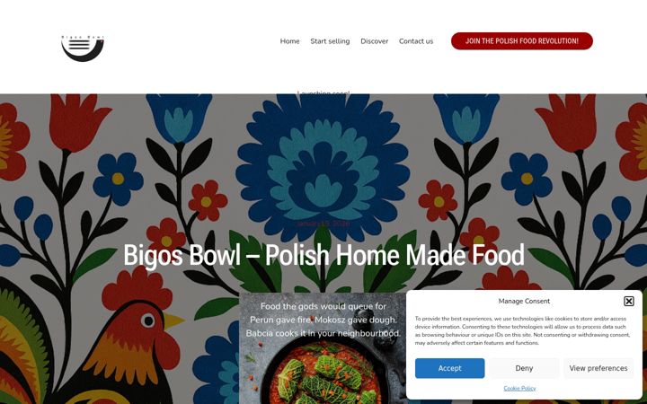 Screenshot of bigosbowl.com