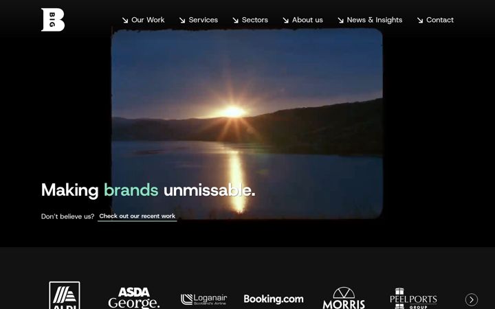Screenshot stránky bigpartnership.co.uk