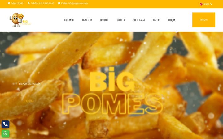 Screenshot of bigpomes.com