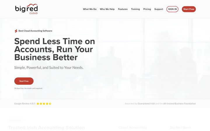Screenshot of bigredcloud.com