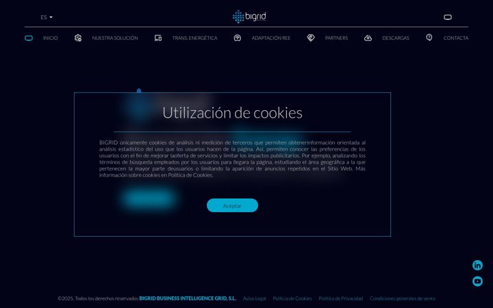 Screenshot of bigrid.es