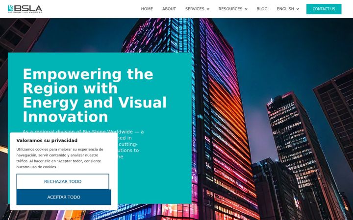 Screenshot of bigshinelasamericas.com.do