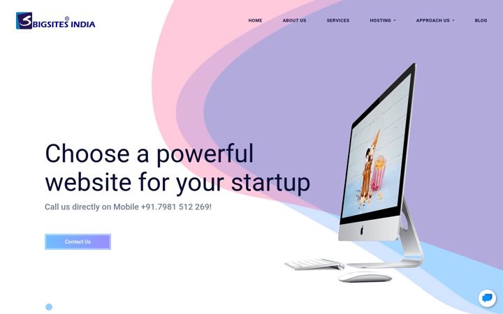 Screenshot of bigsitesindia.com