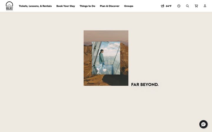 Screenshot of bigskyresort.com