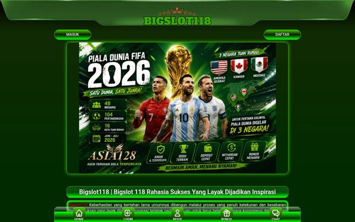 Screenshot of bigslot118.org