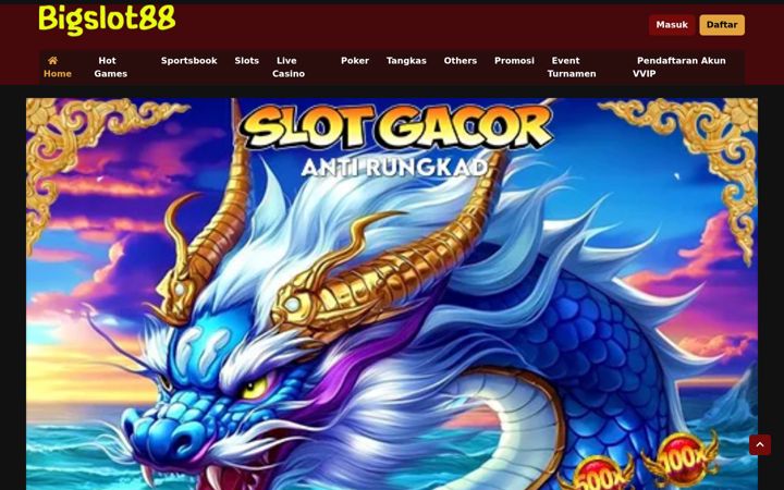 Screenshot of bigslots88.org