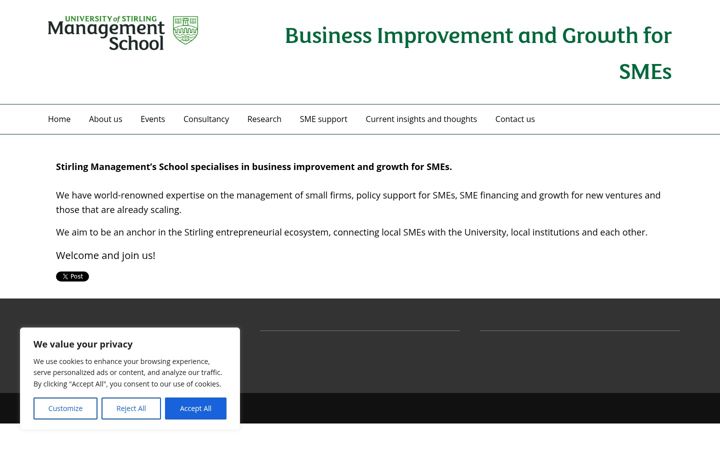Screenshot stránky bigsme.stir.ac.uk