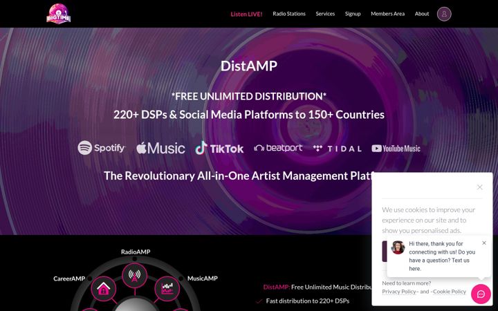 Screenshot of bigtimemusic.global