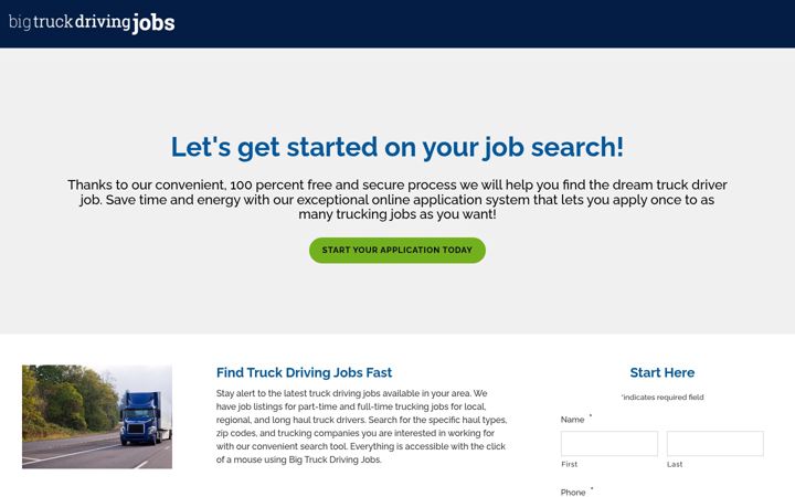 Screenshot of bigtruckdrivingjobs.com