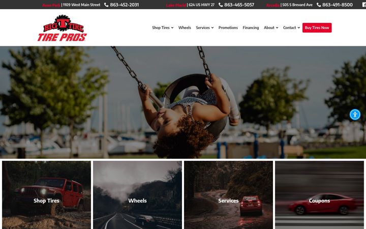 Screenshot of bigttire.net