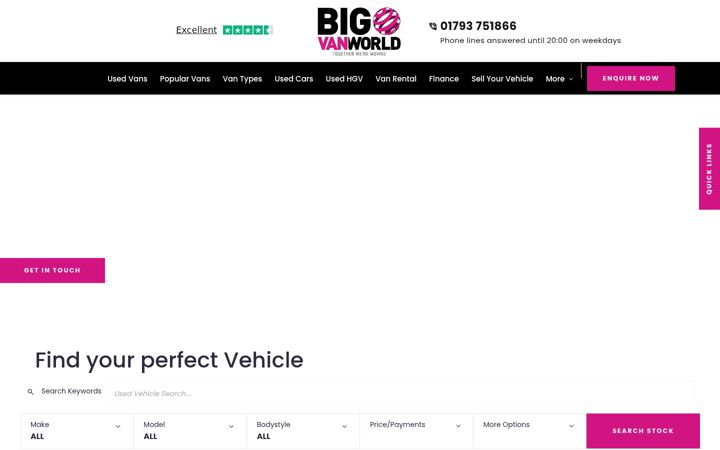 Screenshot of bigvanworld.co.uk