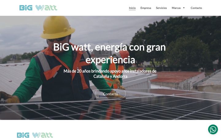 Screenshot of bigwatt.eu