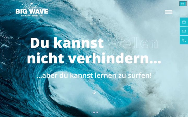Screenshot of bigwave-coaching.de