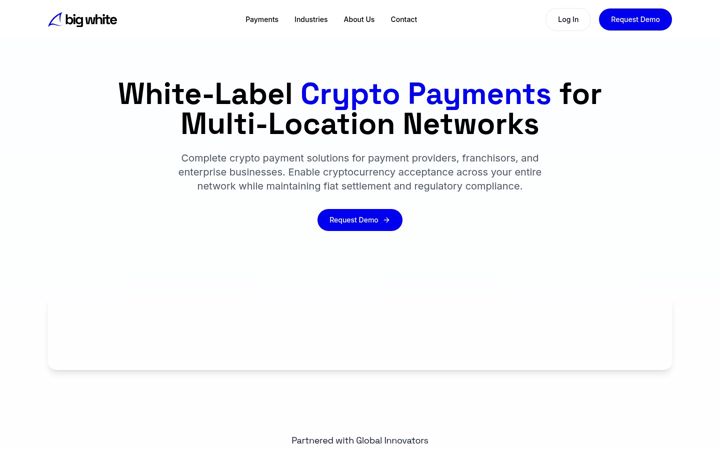 Screenshot of bigwhitecrypto.com
