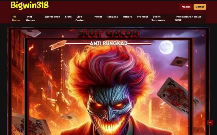 Screenshot of bigwin318.com